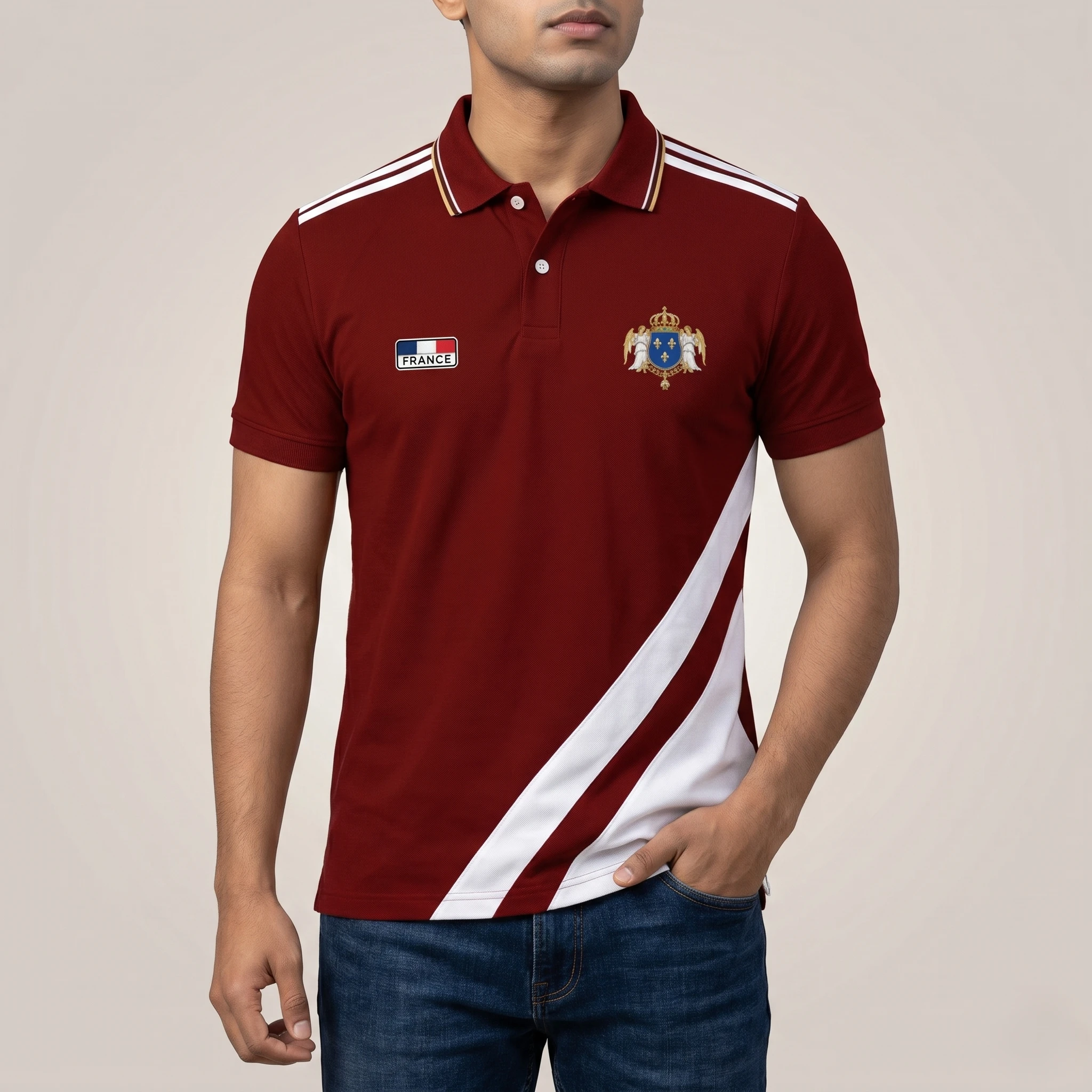 Premium Version Half Sleeve polo Shirt-13161