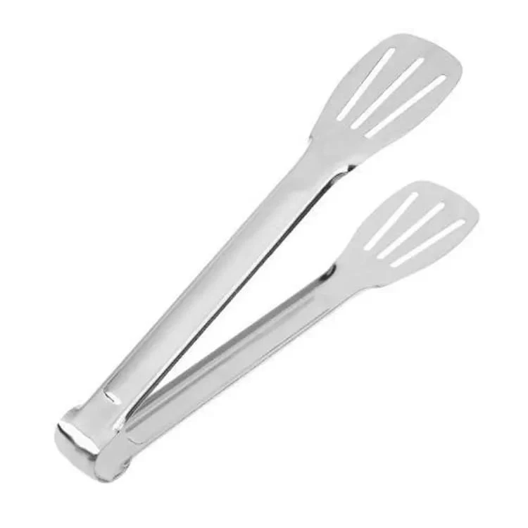 Stainless Steel Food Serving Tong – 25 cm Turner & Roti Chimta, Kitchen Tongs