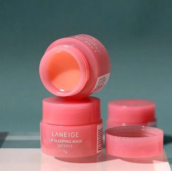 LANEIGE 3g Lip Sleeping Mask – Berry Flavor, Authentic & Soothing Lip Balm