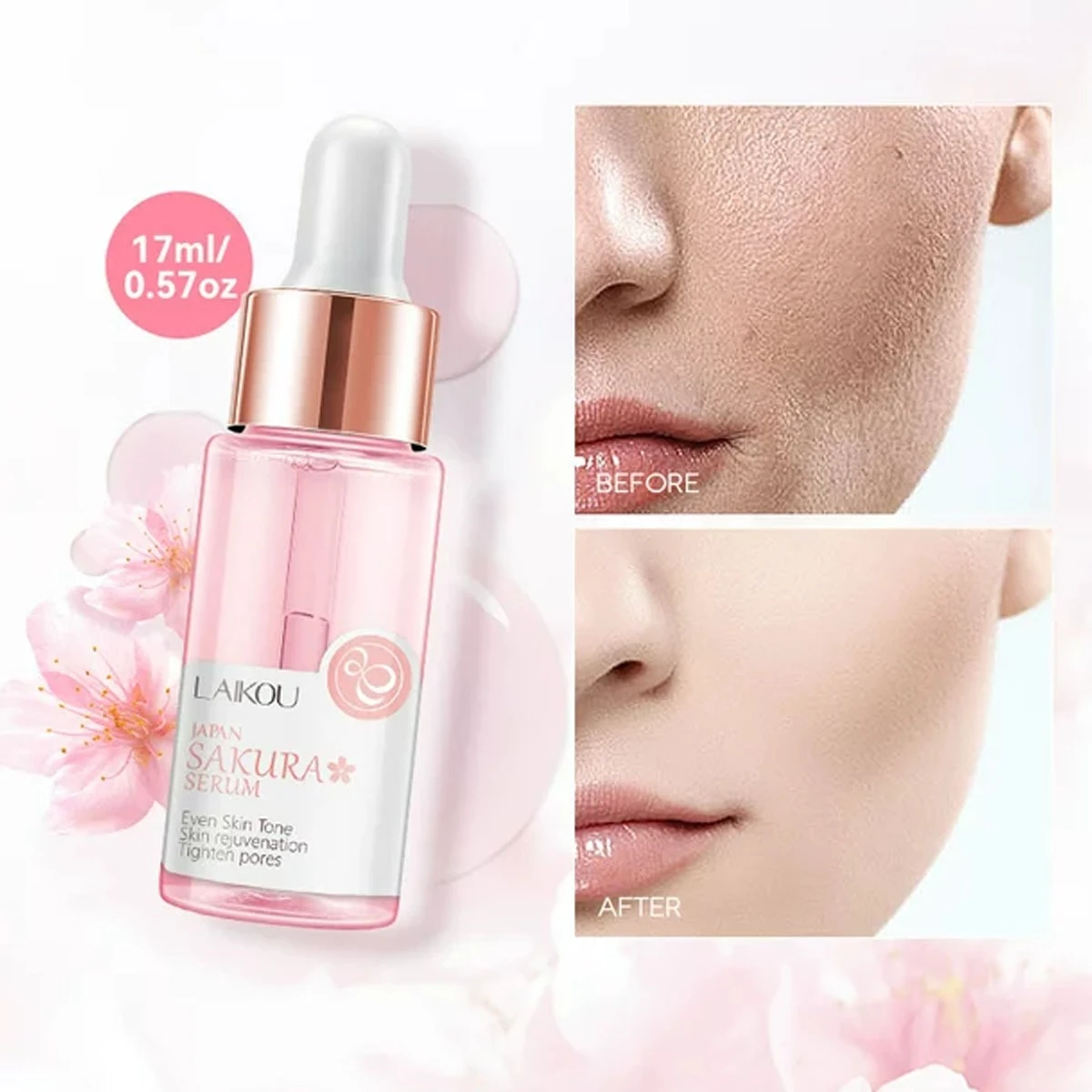 LAIKOU Sakura Serum Shrinks Pores Japan Extract - 17ml