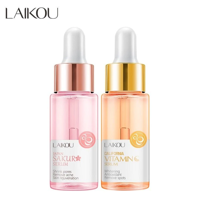 Laikou Sakura serum & Vitamin C Serum Combo ( 17 ml +17ml )