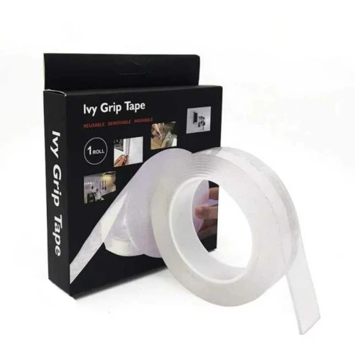 Magic Double Side Adhesive Tape 2CM/3CM Wide Reusable Clear Waterproof Anti-Slip Traceless Sticky Gel
