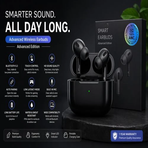 Apple AirPods Pro 2nd Gen ANC Black Edition Wireless Earbuds