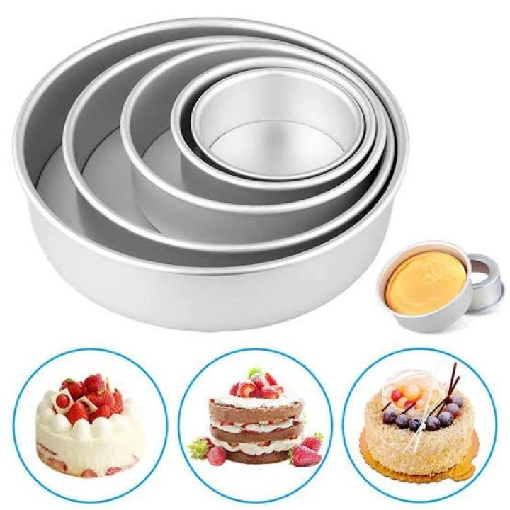 Round Cake Mold box - 4 Pieces Set