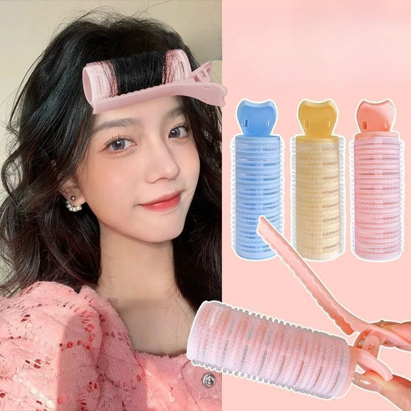 New Hair Style Fluffy Clip Air Bangs Curling Iron Hair Style Tool Self