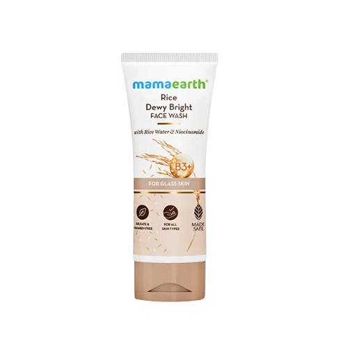 Mamaearth Rice Dewy Bright Face Wash - 100ml