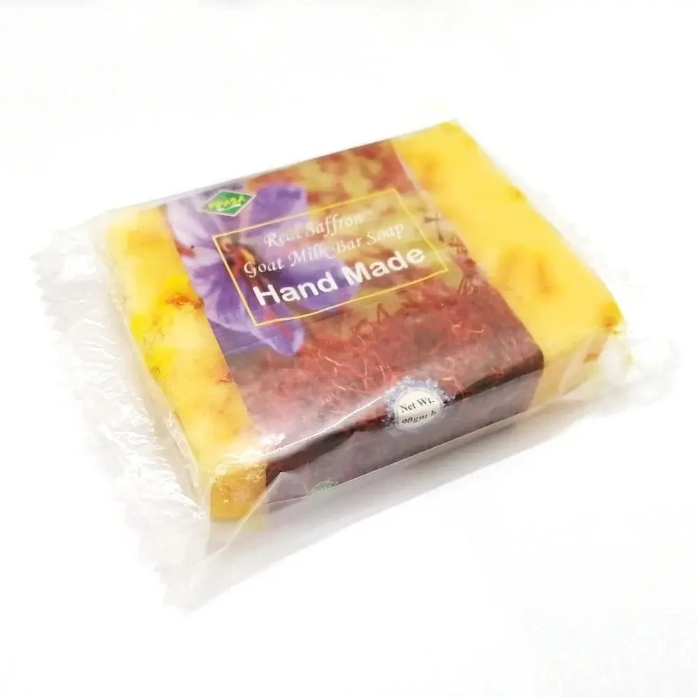 Hand Made Real Saffron Goat Milk Bar Soap 90g