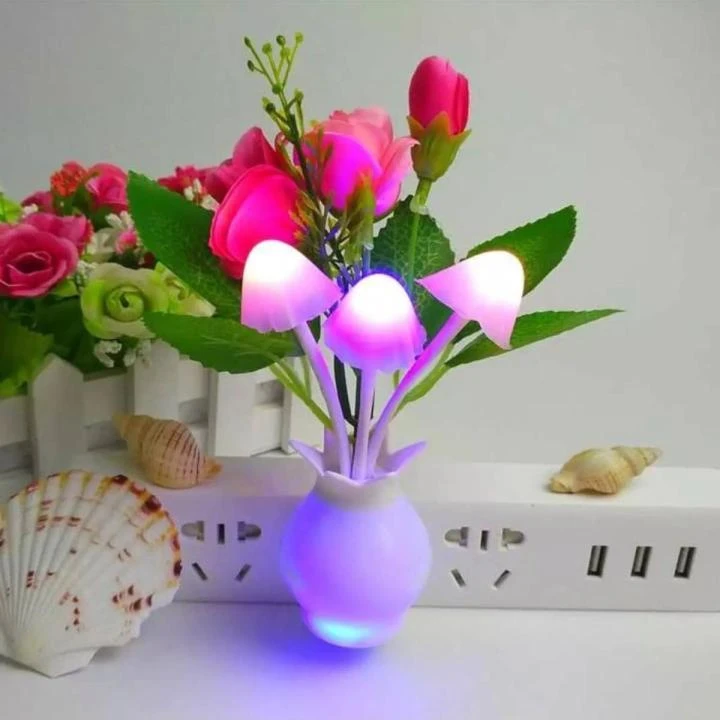 Dim Mashroom Light Green Flower - Multicolor