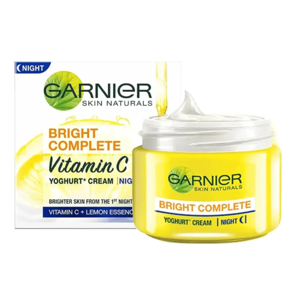 Garnier Bright Complete Vitamin C Yoghurt Night Cream - 18g (India)