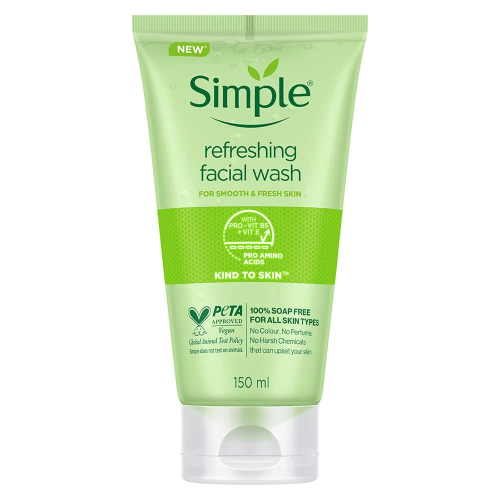 Simple Kind to Skin Refreshing Facial Wash – 150ml