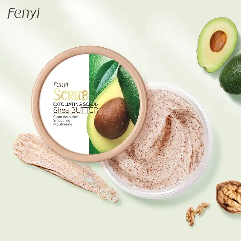 Fenyi Shea Butter Body Scrub | Avocado Exfoliating Scrub 100g
