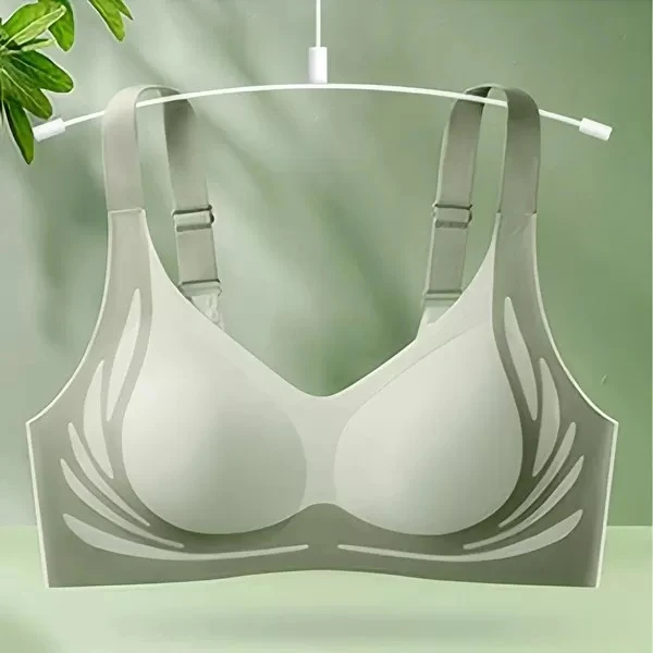 Back Hook Anti Sagging Double Layer Adjustable Strap Bra