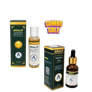 Aralif Sunscream+serum Combo